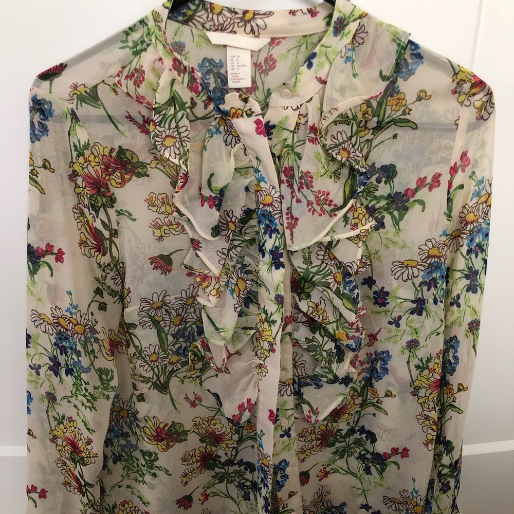 H&M floral blouse